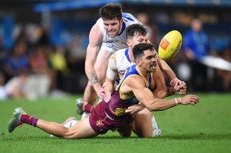 Lions kick away against Dogs, but lose Zorko, Rich to injury