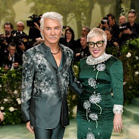 Baz Luhrmann and Catherine Martin attend The Metropolitan Museum of Art’s Costume Institute benefit gala in 2024.