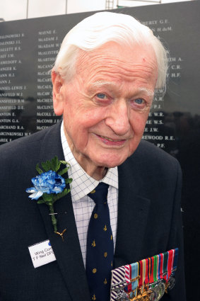 Wing Commander Tom Neil, one of the last surviving Battle of Britain aces. 