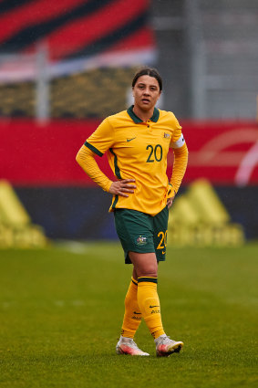 Sam Kerr couldn’t lift Australia to victory.