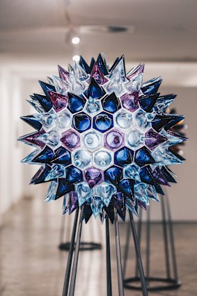 Elizabeth Kelly, <i>Helio\'s Sphere</i>, 2018, in <i>Macrocosmia</i> at Craft ACT.