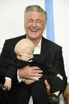 Alec Baldwin with son Eduardo in 2021.