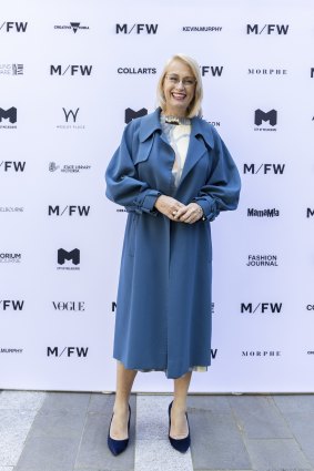 Lord Mayor Sally Capp at the opening of Melbourne Fashion Week.