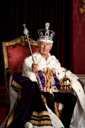 One of King Charles’ official coronation photographs.