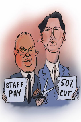 Smith and Singer. Illustration: Matt Golding