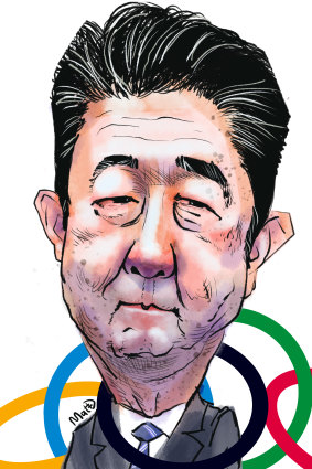 Shinzo Abe ... the enormous task of rescheduling the Olympics may yet work in his favour. 