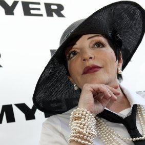 Liza Minnelli in the Birdcage in 2009. 