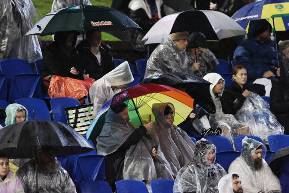 A crowd of 25,782 turned out  for Origin II in Newcastle last year, despite horrendous weather.
