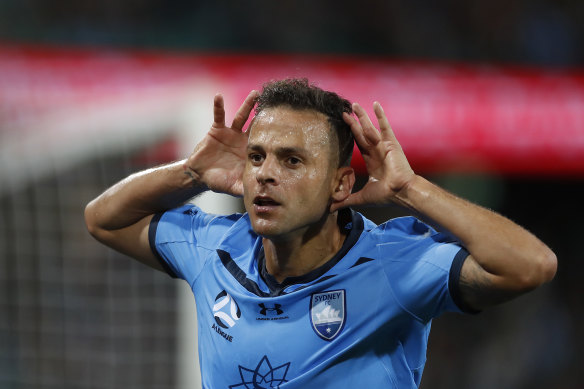 Sydney FC’s Bobo played 13 games for Brazil’s youth teams. 