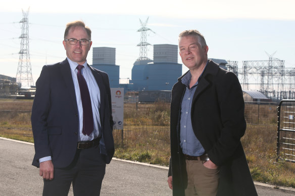 MPs Richard Riordan (left) and Ryan Smith led the charge on Battin’s leadership challenge.