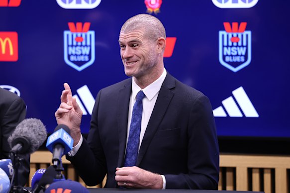 Matt King was announced as Blues coach this week.