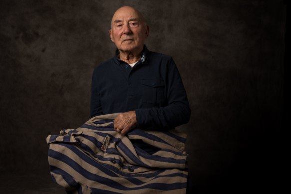 George Grojnowski still carried his jacket when he migrated to Australia in 1949.