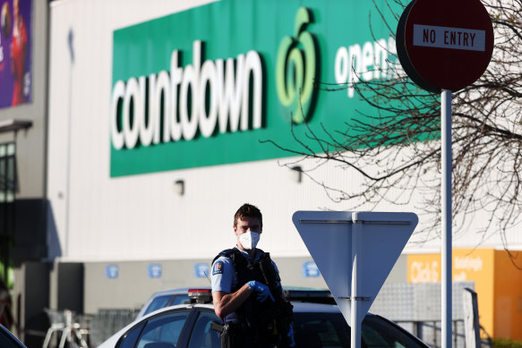The attack occurred in a Countdown supermarket.