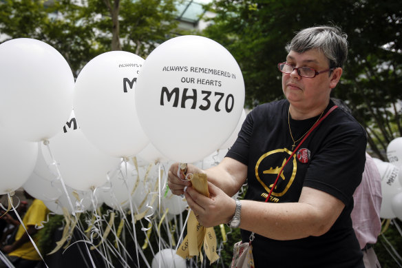 ‘We’re talking about 239 people who lost their lives’: A remembrance ceremony for the passengers and crew of MH370 in 2016.