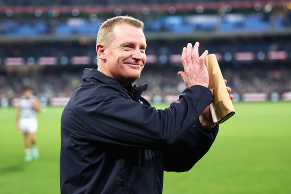 Michael Voss, Carlton coach.