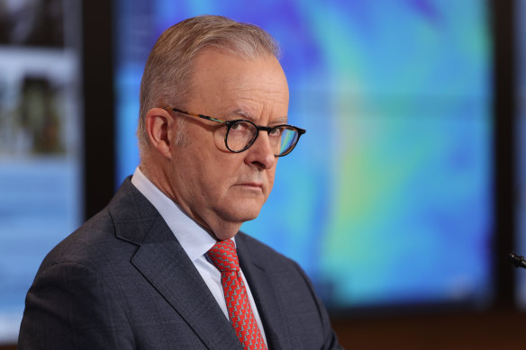 Anthony Albanese, whose personal ratings have lifted, panned Dutton’s proposal.