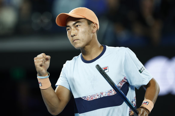 Sydney’s Rinky Hijikata is surging towards a top-100 singles ranking.
