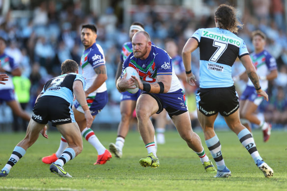Matt Lodge left the Warriors abruptly last week.