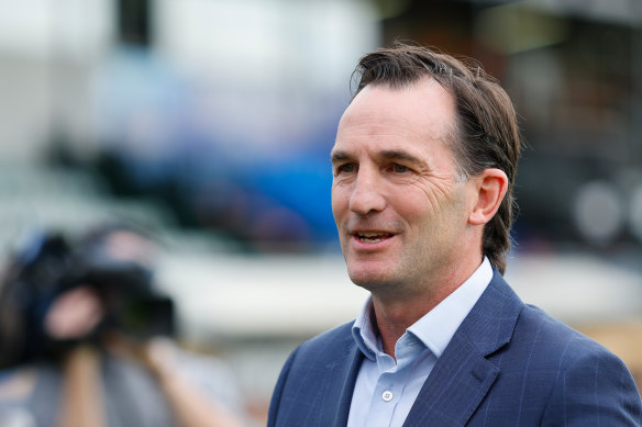 Andrew Dillon, who is expected to be named as Gillon McLachlan’s successor at the AFL.