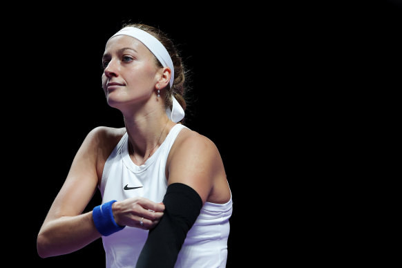 Petra Kvitova won 61 per cent of rallies after Barty faulted.