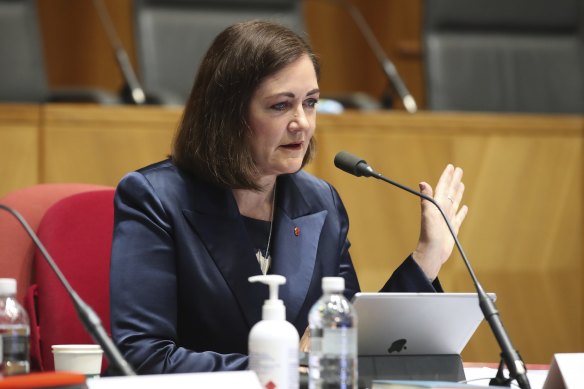 Senator Sarah Henderson said she had witnessed “many examples of inefficiencies” during her nine-year stint at the ABC in the 1990s.
