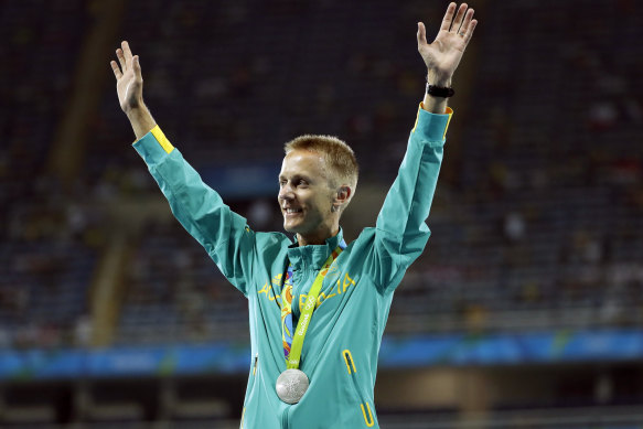 Jared Tallent at the Rio Olympics.