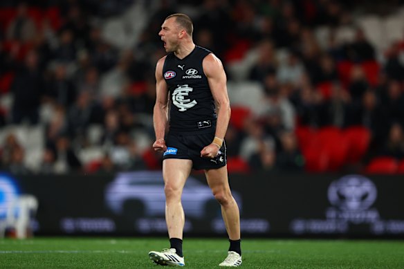 Will Hayward was named Carlton’s best clubman this season, as well as winning the coaches’ and Spirit of Carlton awards.