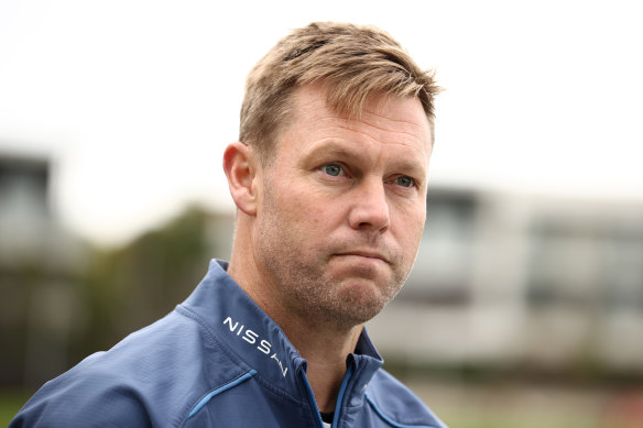 Hawthorn coach Sam Mitchell did not attend training on Monday.