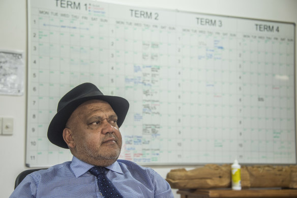 The federal education department in late 2019 advised then-Education Minister Dan Tehan to warn Noel Pearson that 2020 would be “the final year of Australian government funding” for his program.