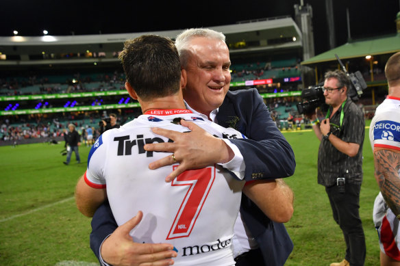 Ben Hunt has a strong relationship with  Anthony Griffin, who was sacked by the Dragons last year.