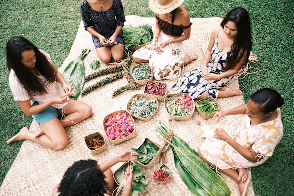 Lei po’o workshop.