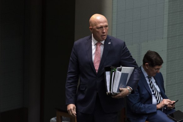 Defence Minister Peter Dutton sued a refugee advocate over a tweet.
