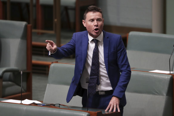 Andrew Laming in Parliament.