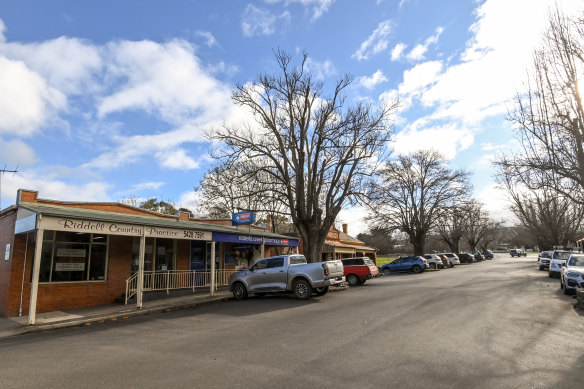 Riddells Creek is quiet but is attractive to developers because it’s close to Melbourne and the airport and has a V/Line train station.