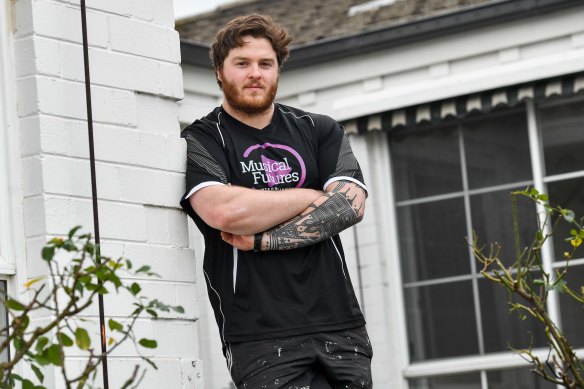 Music teacher Patrick O’Brien sees “great value” in younger teachers getting the vaccine now.