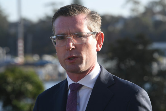 Under pressure: NSW Treasurer Dominic Perrottet.