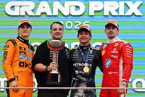 Japanese Grand Prix podium