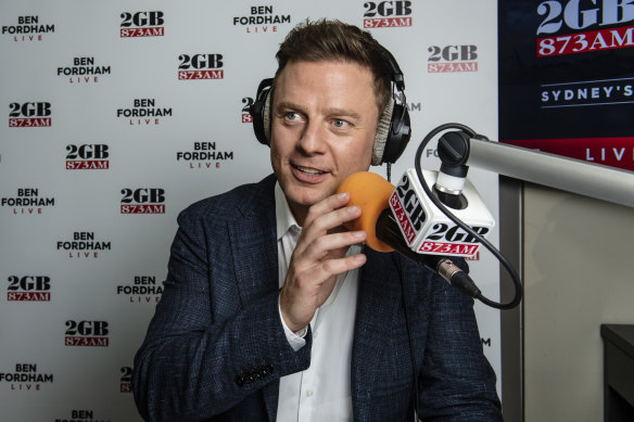 Ben Fordham and 2GB remain on top in Sydney’s final radio ratings of 2021.