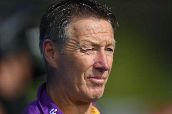 Storm coach Craig Bellamy is looking to lead his side to back-to-back NRL titles.