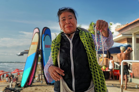 Suzy não havia vendido um único item no dia da nossa visita.