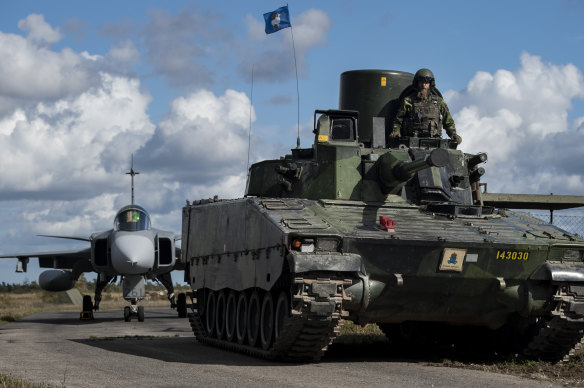 Sweden is stepping up its defence activities in the Baltic Sea due to “a deteriorating security situation” as Russia and NATO conduct military operations in the area.