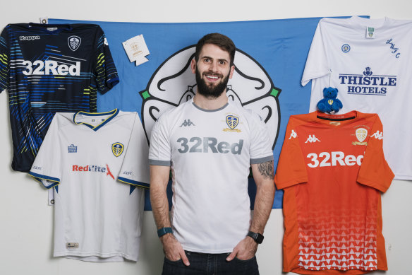 Luke Czirok is a diehard Leeds United fan who moved to Australia nine years ago. 