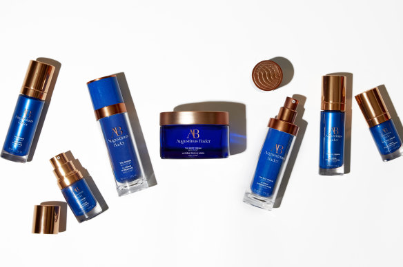Augustinus Bader products which now include a lip balm and retinol serum, along with the original Rich Cream.