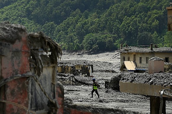 No one has been found alive in Dhunge since the first emergency crews arrived.