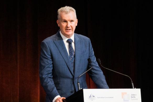 Workplace Relations Minister Tony Burke says the government will overhaul collective bargaining.