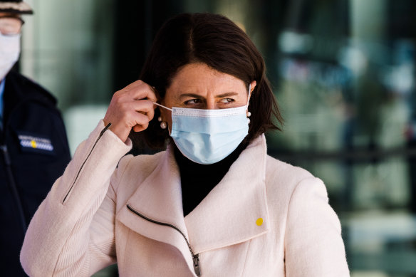 NSW Premier Gladys Berejiklian on Thursday.