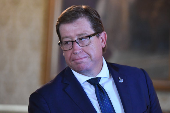 Troy Grant is the former police minister for NSW.