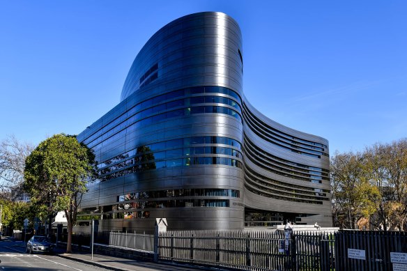 Melbourne Grammar’s $34 million science building The Geoff Handbury Science and Technology Hub, which opened in 2018.