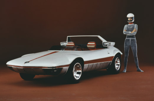 The Autobianchi Runabout concept car, a prototype that became the basis for the Fiat X1/9.