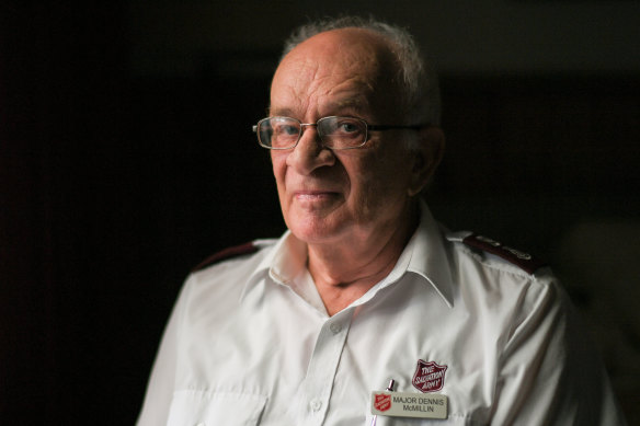 Former Salvos chaplain Dennis McMillin said the decision to pull chaplains from Victoria courts is short-sighted. 